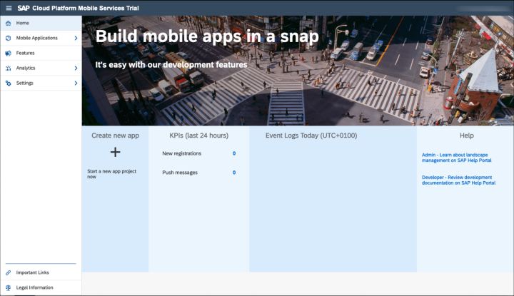 怎么启用SAP Cloud Platform的mobile服务