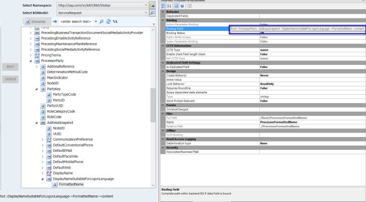 SAP CRM Genil Text-for-Key-Codes以及SAP C4C只读字段的示例分析
