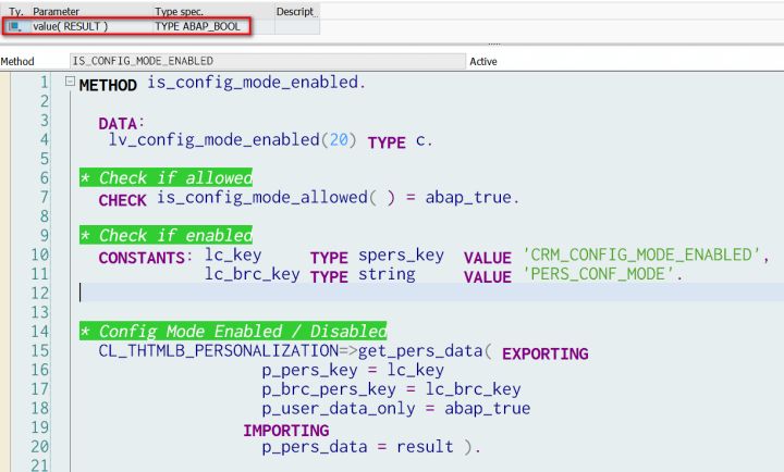 怎么在CRM和C4C中判断当前是否处于configuration模式