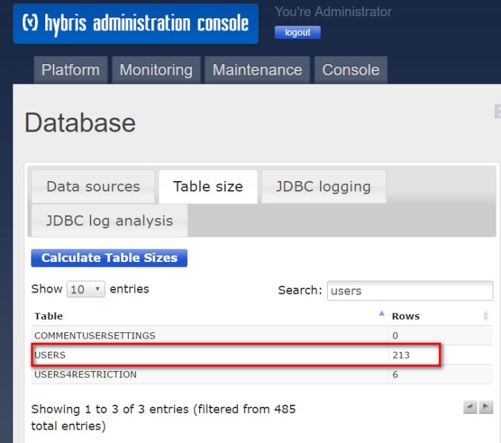 SAP Hybris Commerce里的数据库表是怎样的