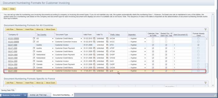 怎么启用SAP Business by design里的Correction Invoice功能