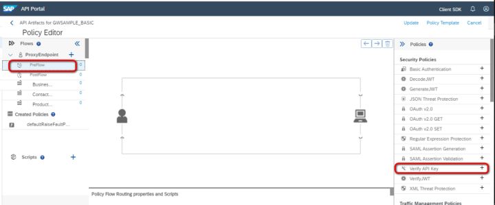 如何为SAP API Portal上创建的API增添API key验证保护功能