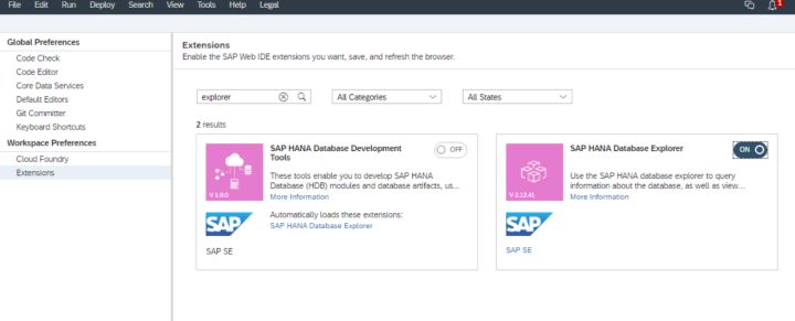 怎么在SAP WebIDE Database Explorer里操作hdi