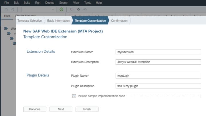 怎么给SAP WebIDE开发扩展