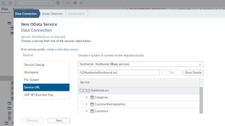 如何使用SAP WebIDE给SAP UI5应用添加data source
