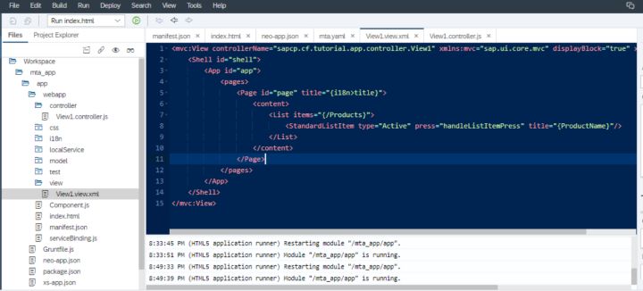 SAP UI5应用里的列表怎么处理