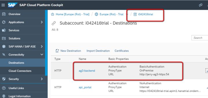 SAP WebIDE OData下拉菜单里的Destination是怎么来的