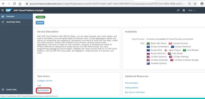 如何使用SAP Cloud WebIDE创建SAP UI5应用并部署