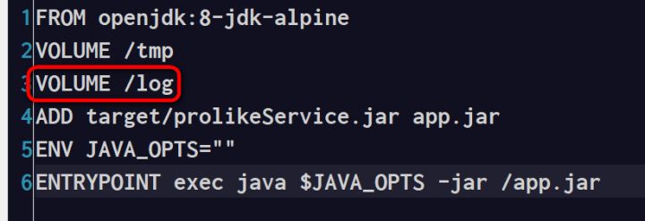 Dockerfile中VOLUMES關(guān)鍵字如何使用