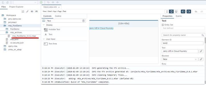 如何使用SAP Cloud WebIDE创建SAP UI5应用并部署