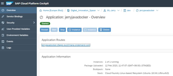 怎么将SpringBoot应用Docker化并部署到SAP云平台