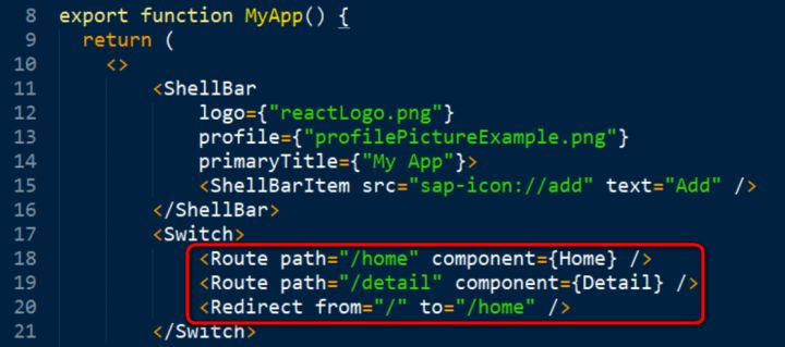 如何进行SAP UI5 Web Component不同React页面的跳转实现