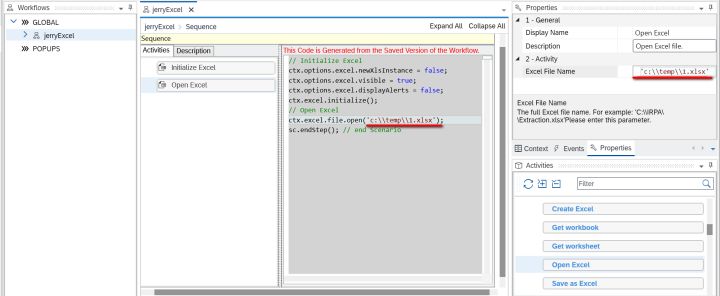 怎么使用SAP Intelligent Robotic Process Automation自动操作Excel