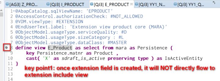 SAP S/4HANA里extension include view和extension view的区别是什么