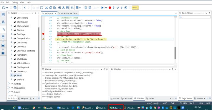 怎么使用SAP Intelligent Robotic Process Automation自动操作Excel