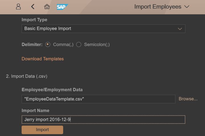 怎么在SAP S4HANA Cloud系统里创建employee