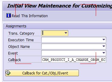 SAP CRM 事务码CRMV_EVENT的用法是什么