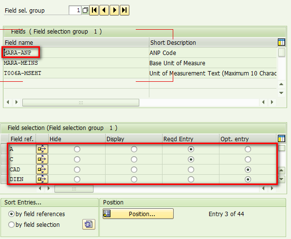 如何分析SAP事务码MM02里的字段属性控制