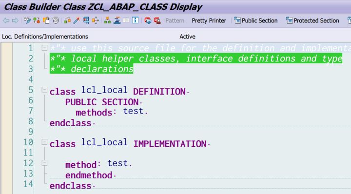 ABAP CCDEF是什么