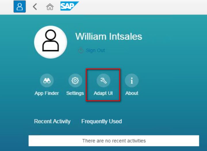 如何分析SAP S/4HANA系统Fiori UI上Adapt UI按钮显示与否的控制逻辑