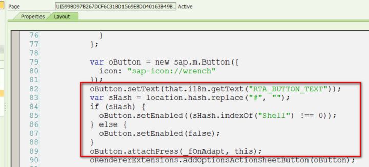 如何分析SAP S/4HANA系统Fiori UI上Adapt UI按钮显示与否的控制逻辑