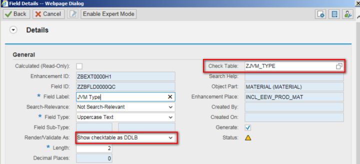 怎么使用SAP CRM AET工具创建类型为下拉列表的扩展字段