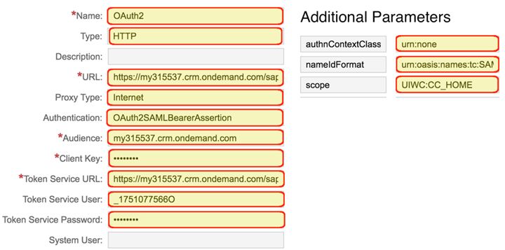 SAP和SAP C4C之间的OAuth2.0怎么配置