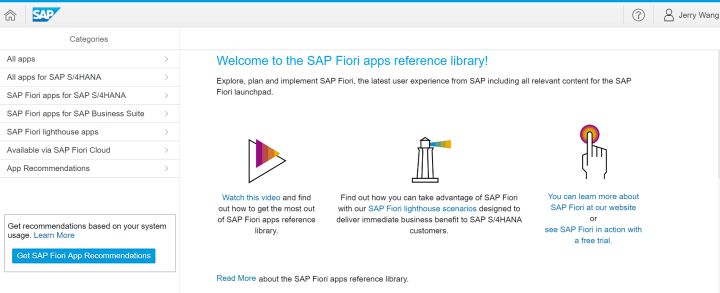 SAP Fiori应用索引怎么查