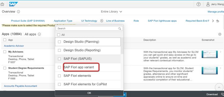 SAP Fiori应用索引怎么查