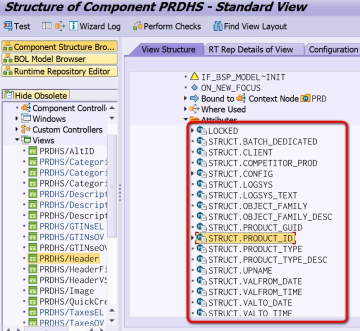 SAP CRM里的EXT和STRUCT含义是什么