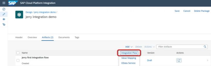SAP Cloud Platform integration上怎样创建一个最简单的iFlow