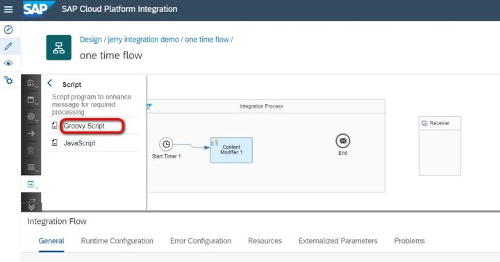 SAP Cloud Platform integration上怎樣創建一個最簡單的iFlow