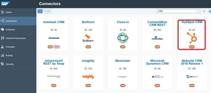 如何使用SAP open connector調(diào)用第三方系統(tǒng)的API