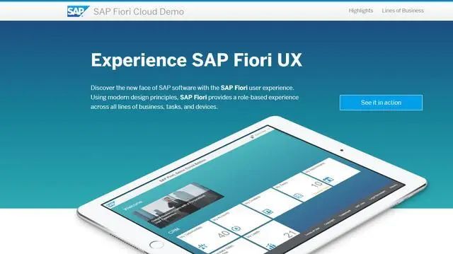 怎么免费试用SAP的Fiori应用