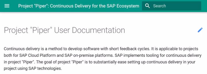 SAP開源的持續集成及持續交付的解決方案是什么