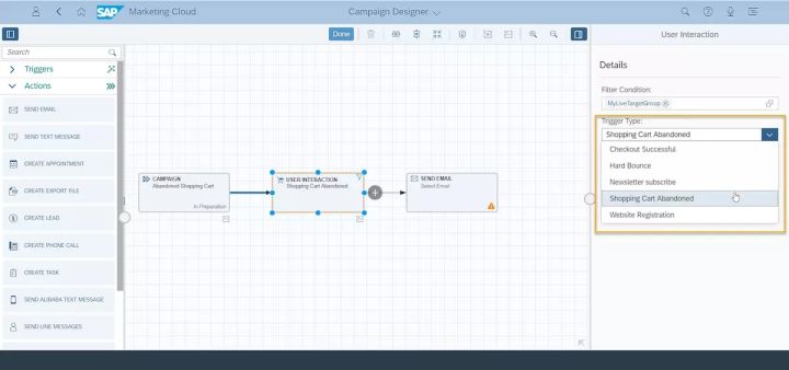 SAP Marketing Cloud里围绕Target Group的场景和功能是什么