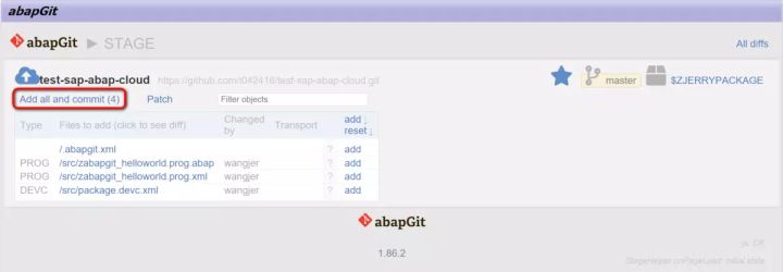 怎么使用abap Git在ABAP On-Premises系统进行代码传输