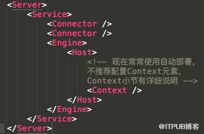 Tomcat的server.xml中如何配置各个组件