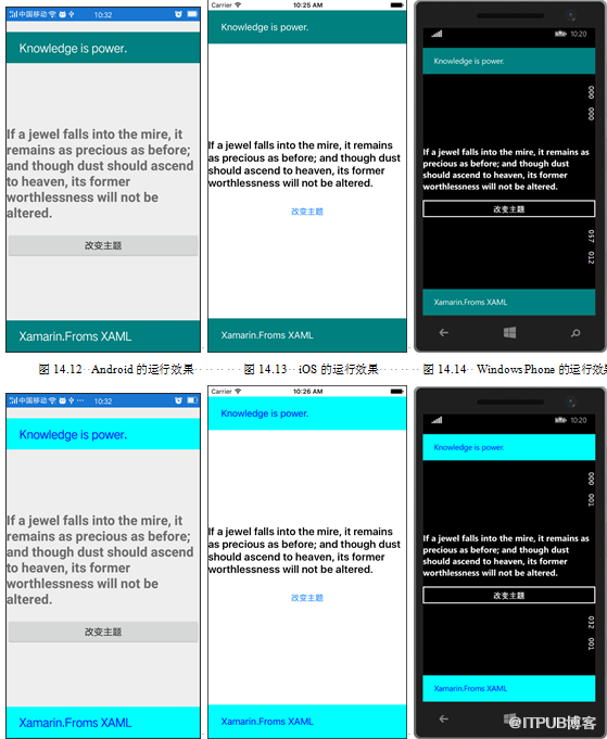 Xamarin XAML语言中如何构建ControlTemplate控件模板实现主题的切换功能