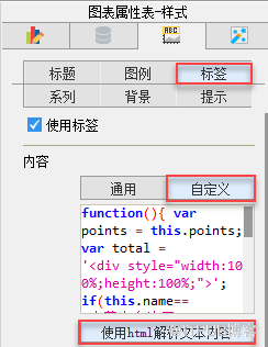 FineReport中怎么利用JavaScript自定义地图标签