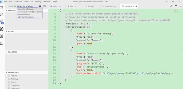如何使用Visual Studio Code调试PHP CLI应用和Web应用