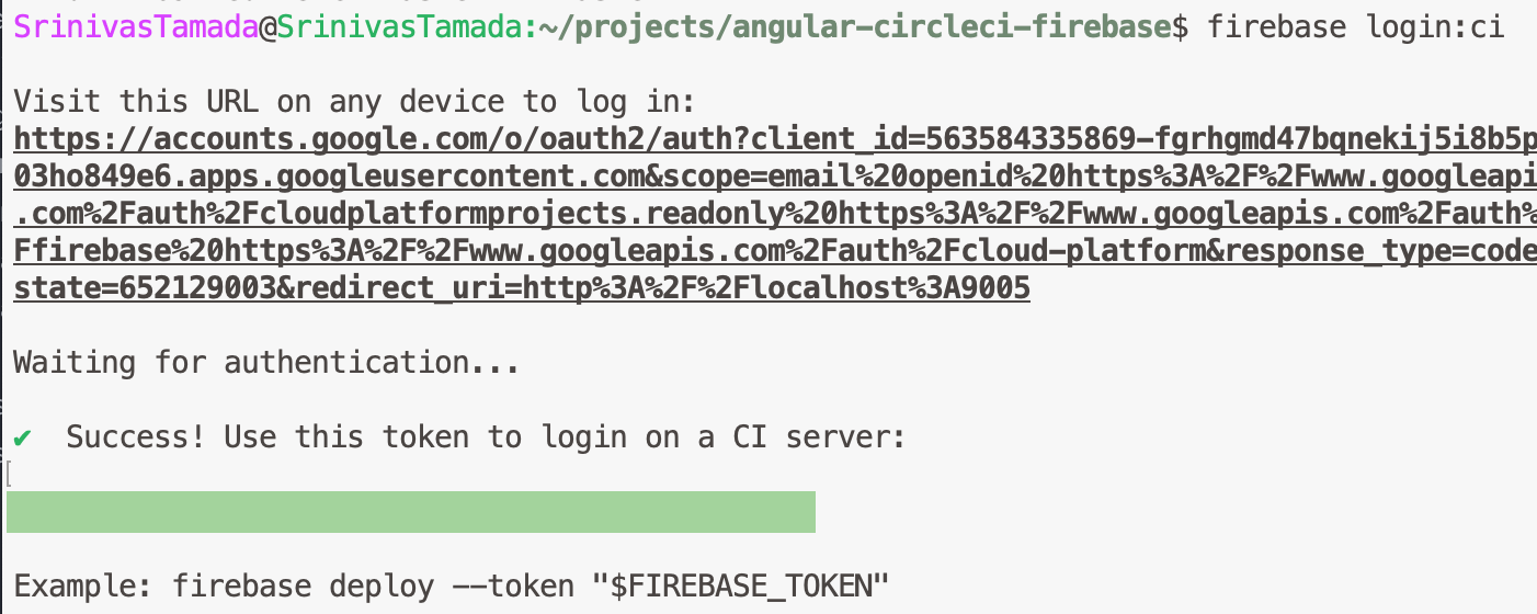 如何使用CircleCI对Firebase托管进行角度连续部署