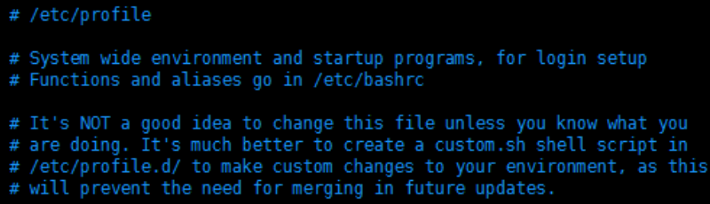 Linux环境变量文件的简单介绍