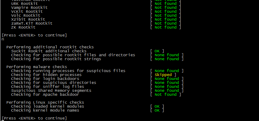 linux安装查杀工具Rootkit Hunter