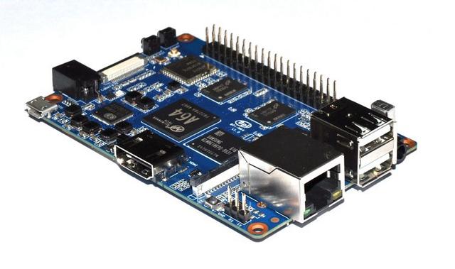 banana pi BPI-M64 四核64位開源單板計(jì)算機(jī)的實(shí)例分析