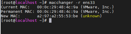 Linux中怎么更改MAC地址