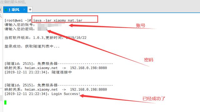 转发 微博 Qzone 微信 Linux使用「网云穿」【Centos7演示】