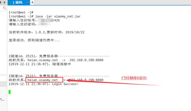 转发 微博 Qzone 微信 Linux使用「网云穿」【Centos7演示】