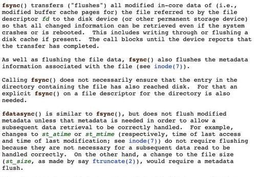 Linux系统：保证数据安全落盘