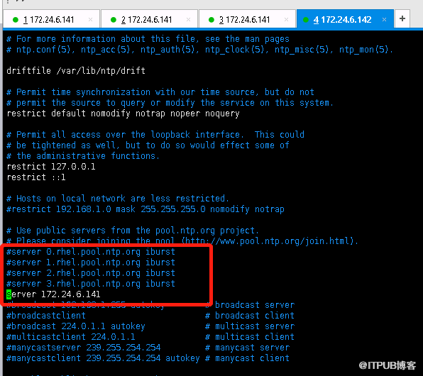 linux集群时间同步